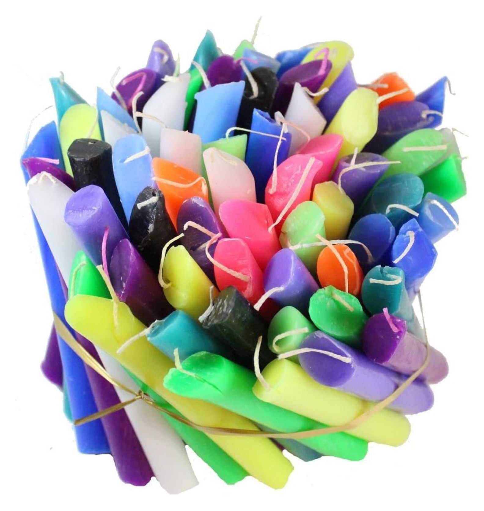 MYXIO Bulk Drip Candles (perfect for Wine Bottle dripping) Multi