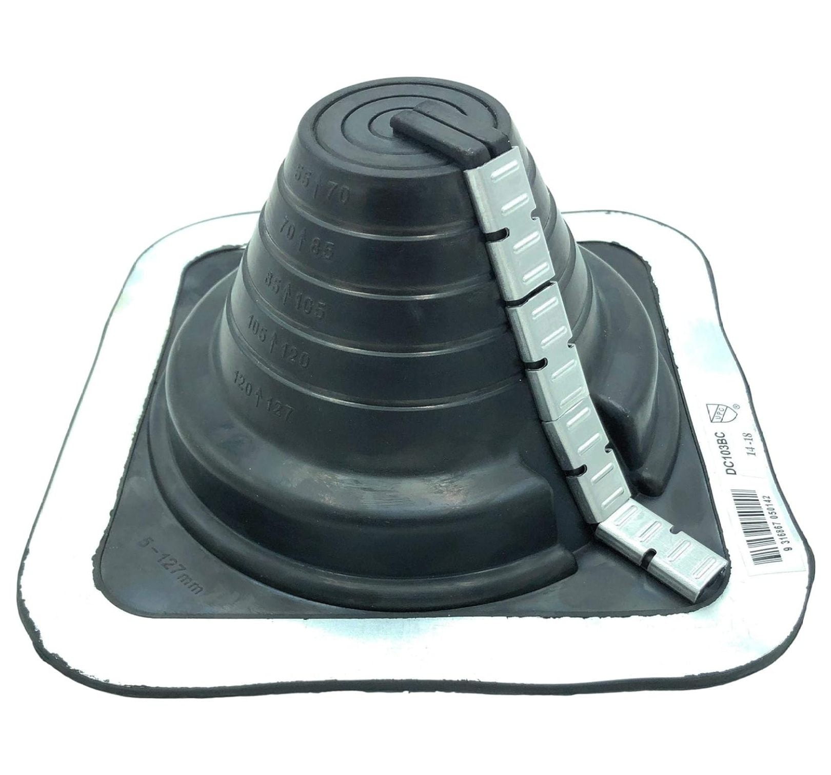 MYXIO EPDM Flexible Roofing Pipe Flashing Boots On Site Adjustable