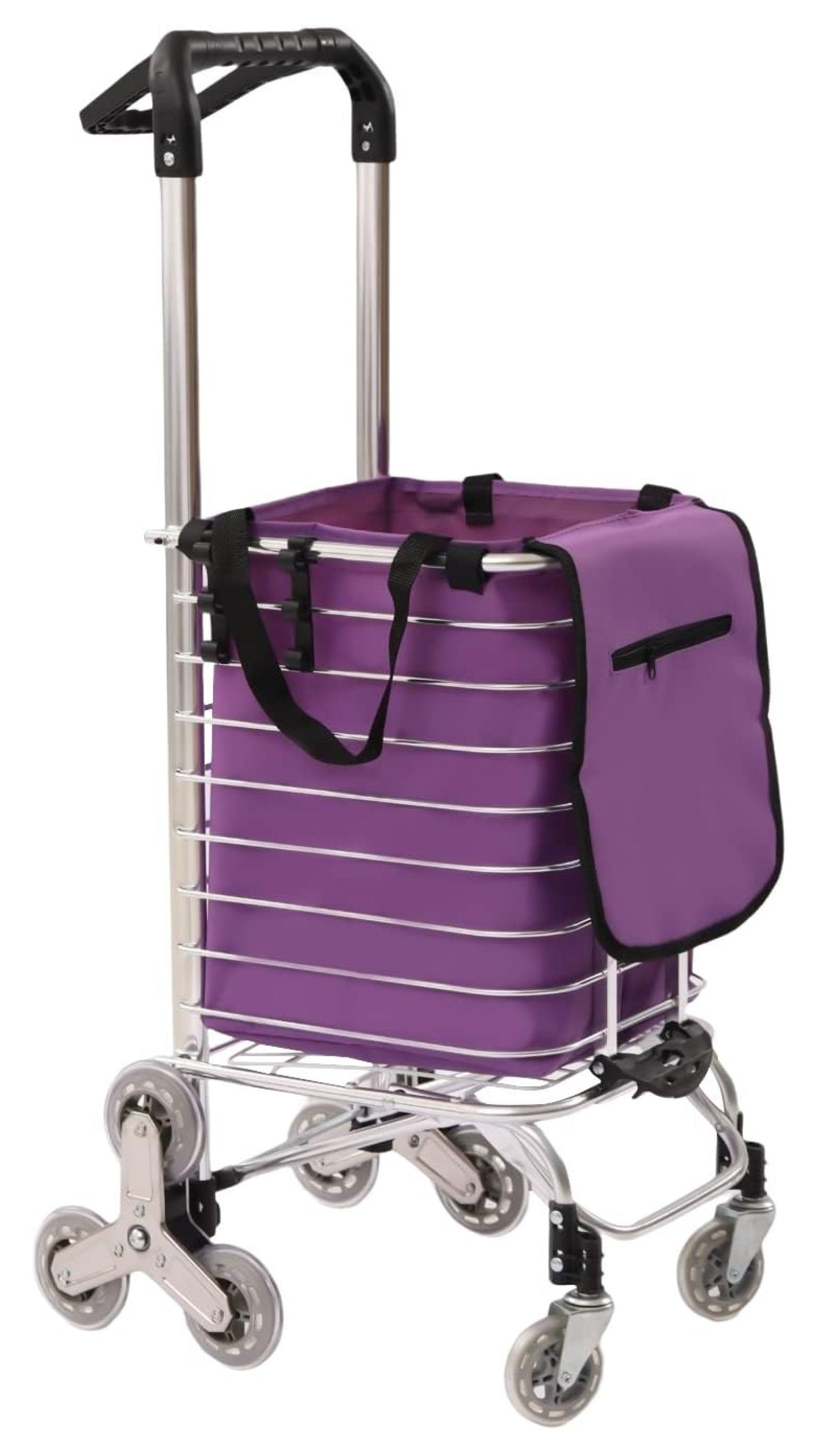 MYXIO Folding Shopping Cart, Urban Stair Climbing Cart Grocery Laundry