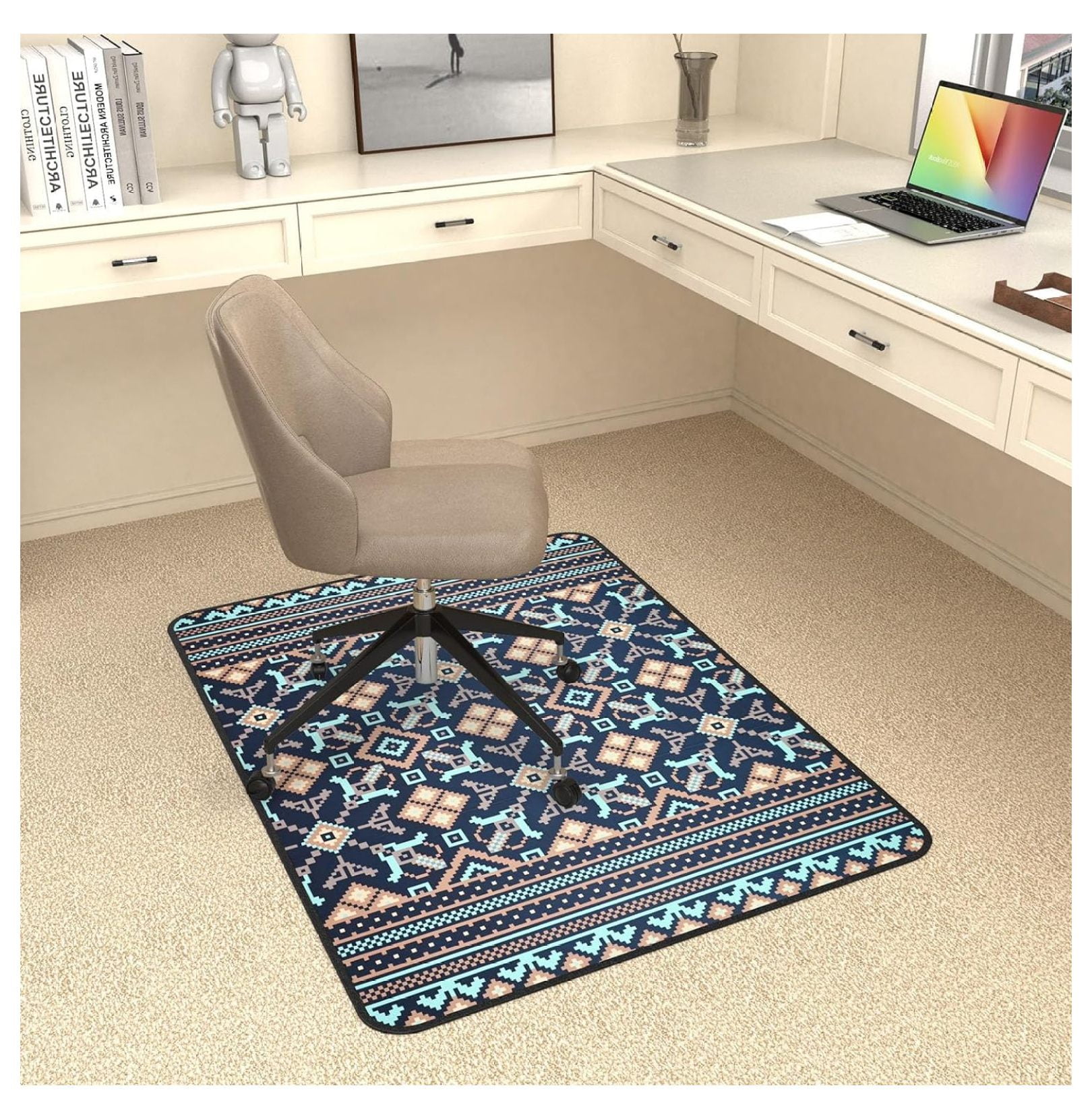 MYXIO Heavy Duty Desk Chair Mat for Carpet & Hardwood Floors, " x 36
