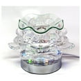 thumbnail image 1 of MYXIO Lotus Flower Multi Color Touch Control Electric Oil Warmer Wax Fragrance Lamp with LED Light Clear LE-11CL, 1 of 3