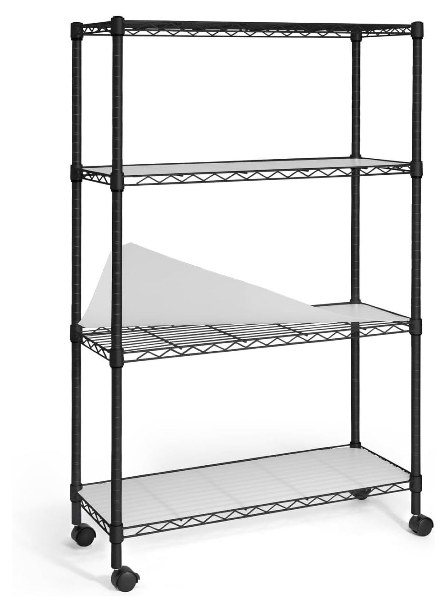 MYXIO NSF 4 Tier Adjustable Wire Shelving Unit, Wire Rack Shelving