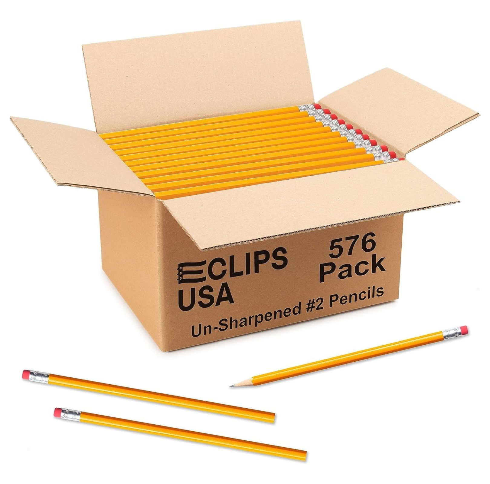 MYXIO Pencils Bulk, Pencils 2 (576 Pack), Number 2 pencils, Un