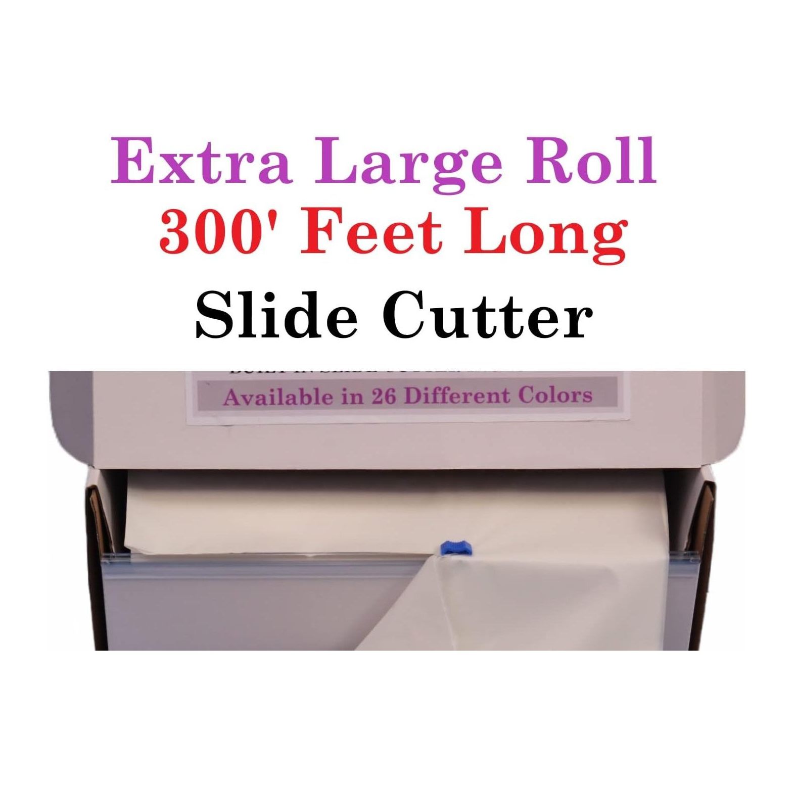 MYXIO Plastic Party Banquet Table Cover Roll 300 ft. x 54 in. Disposable Tablecloth with