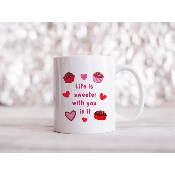 MYYUK Hot chocolate mug, Personalised Mug, Valentines Mug, Anniversary gift, chocolate gift