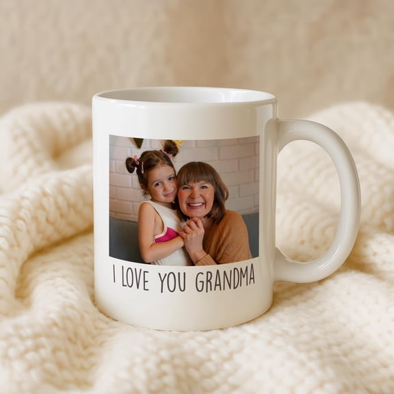 MYYUK Personalized Photo Mug, Custom Coffee Cup with Your Image, Special Birthday or Anniversary Gift for Family, Valentine’s Keepsake Idea