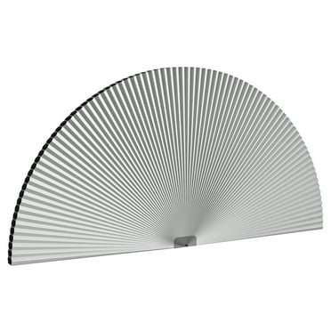 MYshade Arch Window Shades Tie-Up Blackout Cellular Arch Window Shades, White 36"W x 72"H