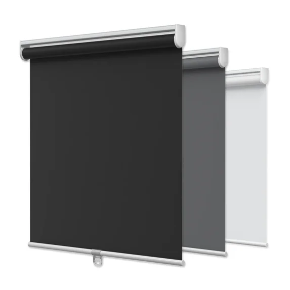 MYshade Cordless Blackout Roller Shades for Windows Black-20"W*72"H Room Darkening Blinds Pull Down Shades Window Blinds for Home