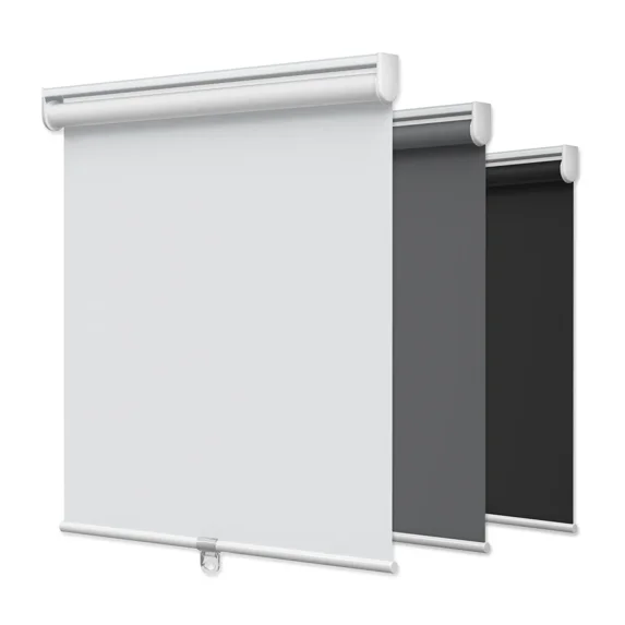 MYshade Cordless Blackout Roller Shades for Windows White-29"W*72"H Room Darkening Blinds Pull Down Shades Window Blinds for Home