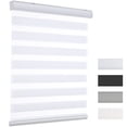 thumbnail image 1 of MYshade Cordless Zebra Blinds White-34"W*72"H Pull Down Roller Window Shades Double Layer Light Control Free Stop Window Shades Day and Night Blinds Easy Installation for Home, 1 of 8
