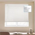 thumbnail image 1 of MYshade No Tools-No Drill White-35"W*72"H Cordless 1" Light Filtering Mini Blinds for Indoor Windows Horizontal Shades with Smooth Lift & Dustproof Slats, 1 of 9