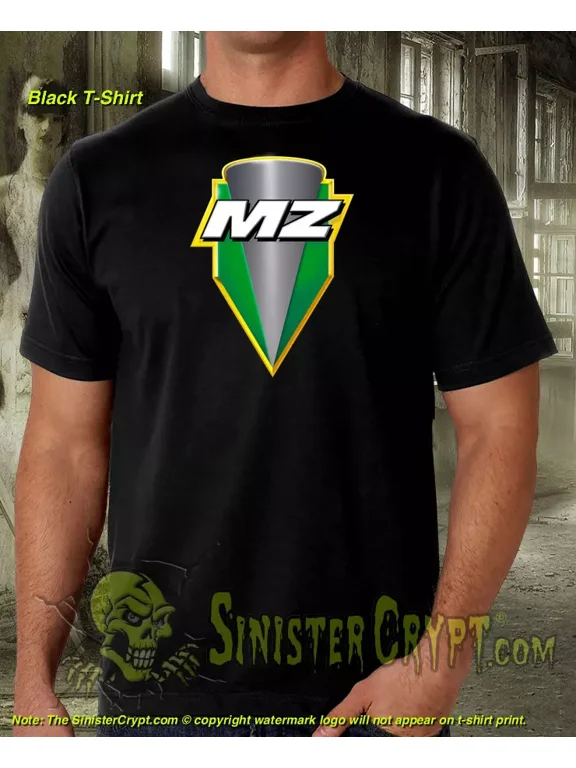 MZ Motorcycle T-Shirt Motorenwerke Saxony vintage German Motorcycles S-6XL