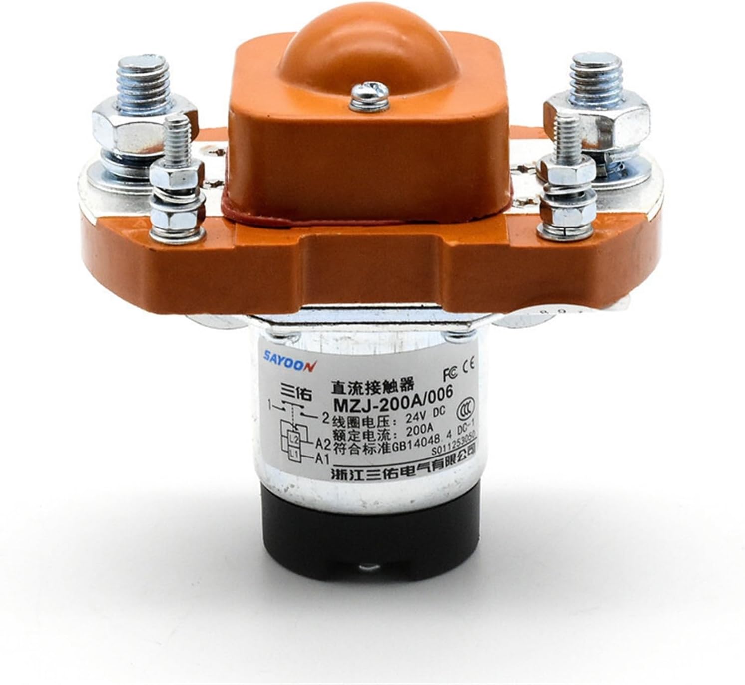 MZJ200A ZJ200A SZJ200A DC24V 48V 12V DC Contactor for Electric Vehicle