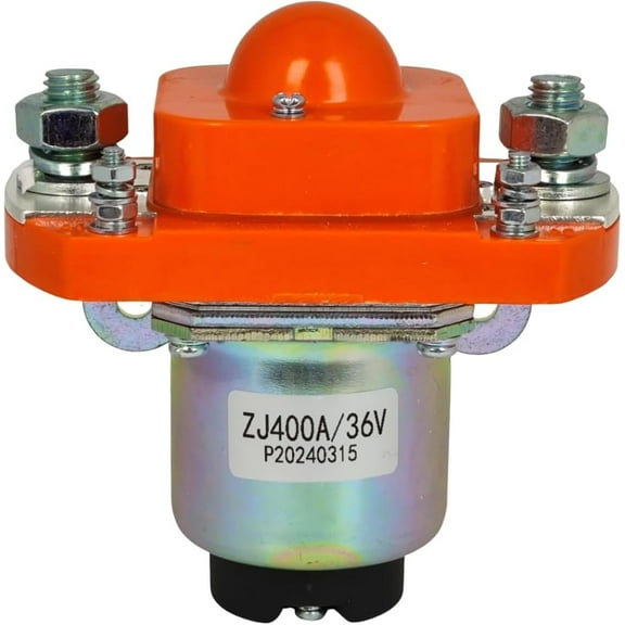 MZJ-400A 36V 400A Solenoid Contactor Solenoid for Golf Cart Heavy Duty Plug and Play Direct Replacement