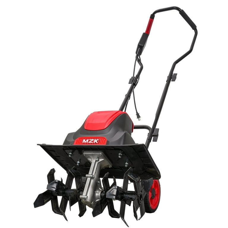 【mai】 MZK 16-Inch 13-Amp Electric Tiller, Foldable Rototiller, 8-Inch