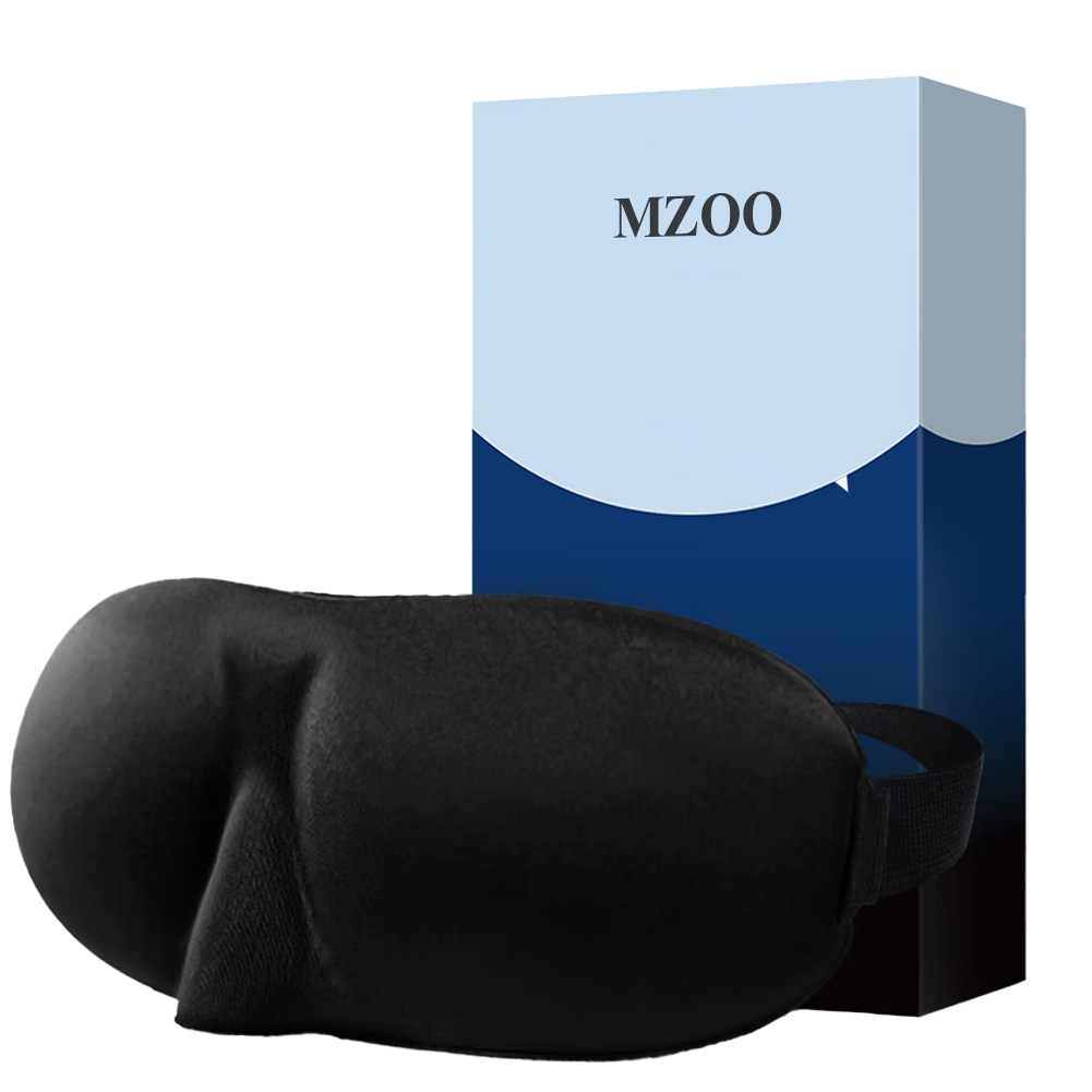 MZOO Sleep Mask,Adjustable Sleep Cover Eye Shade for Women Men