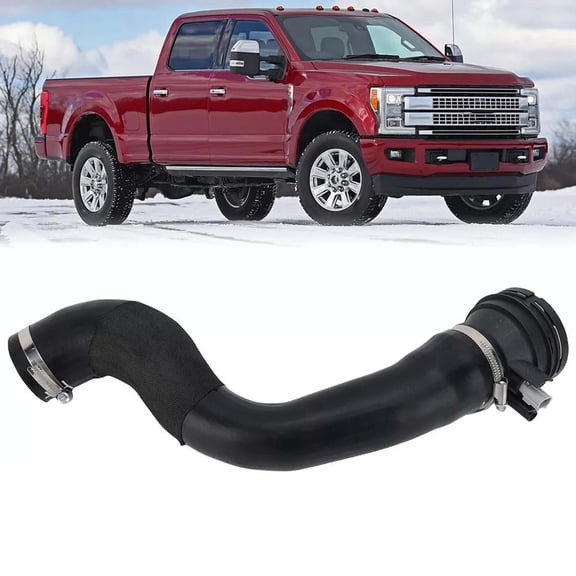 MZORANGE Intercooler To Turbo Hose, Cold Side Intercooler Pipe Kit For 2017-2019 Ford F250 F350 F450 6.7L, Powerstroke Diesel Intercooler Hose with Sensor HC3Z6F073B