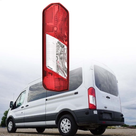 MZORANGE Left Driver Rear Tail Light Brake For Ford Transit T150 250 350 2015-2023, Left Side Tail Light Assembly FO2801242C , FO2800242C