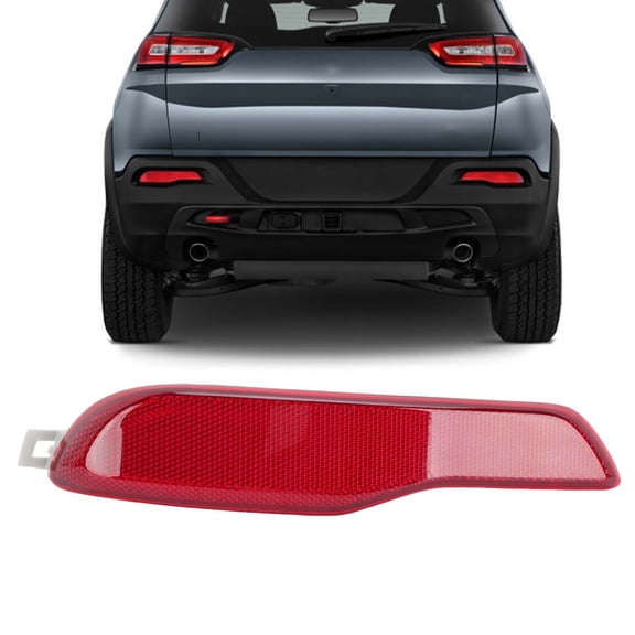MZORANGE Left Rear Bumper Reflector Light for JEEP Cherokee 2014 2015 2016 2017 2018
