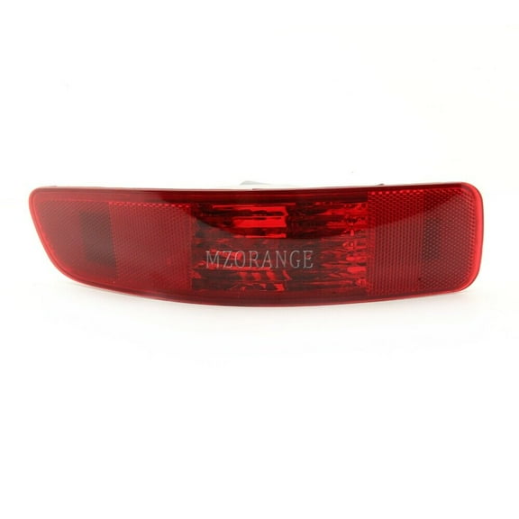 MZORANGE Left Rear Bumper Reflector Light for Mitsubishi Outlander 2007-2012 with Bulbs