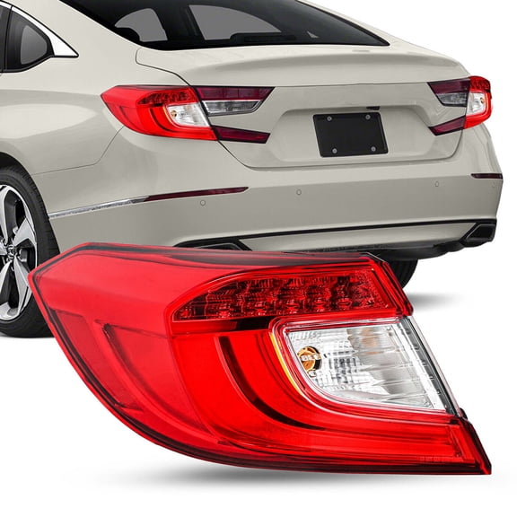 MZORANGE Left Rear Tail Lights For Honda Accord 2018 2019 2020 2021 Driver Side Lamp Brake