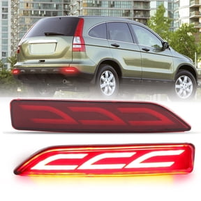 LED Pair Rear Bumper Reflector Light Assembly For Honda CR-V 2007-2009 | Direct Replacement Stop Tail Lamp