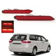 thumbnail image 1 of MZORANGE Pair Left Right LED Rear Bumper Reflector Lights for Toyota Venza 2009 2010-2014 2015, 1 of 14