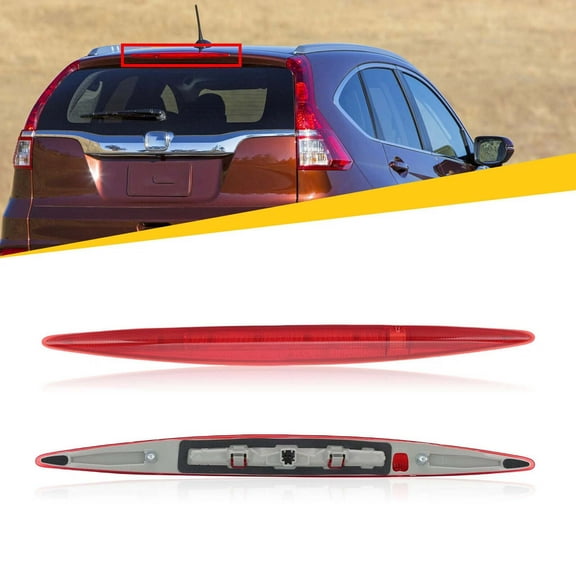 MZORANGE Rear High Mount 3rd Tail Brake Light For Honda CR-V CRV 2012 2013 2014 2015 2016 With Red Lens