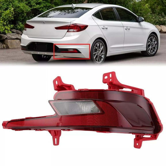 MZORANGE Right Side Rear Bumper Reflector Light Lamp For Hyundai Elantra 2019-2020