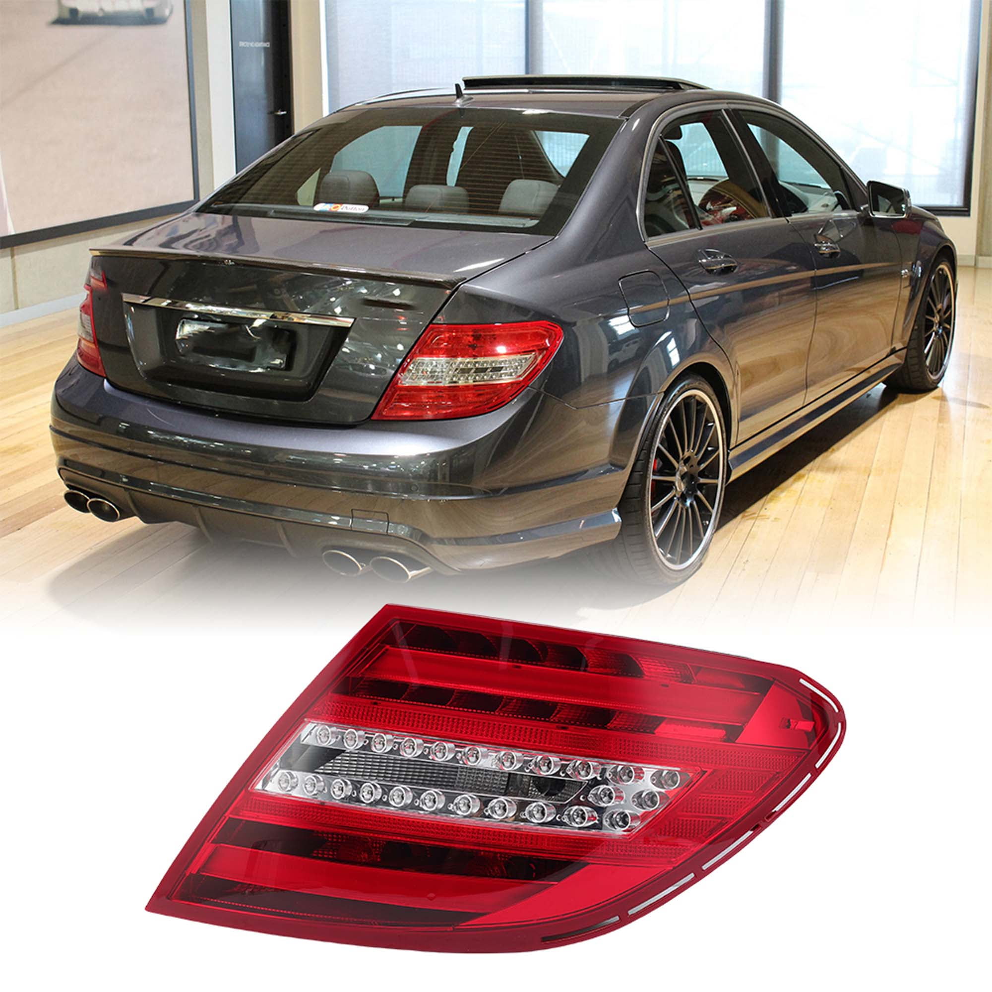MZORANGE Right Tail Light For Mercedes Benz W204 C-Class C250 C350 2011 ...