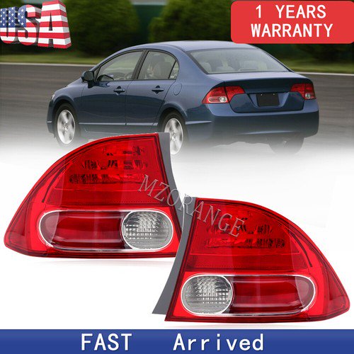 MZORANGE Set Left Right Rear Tail Light For Lexus LX470 1998-2002 Inner Outer LED Rear Brake Lamp