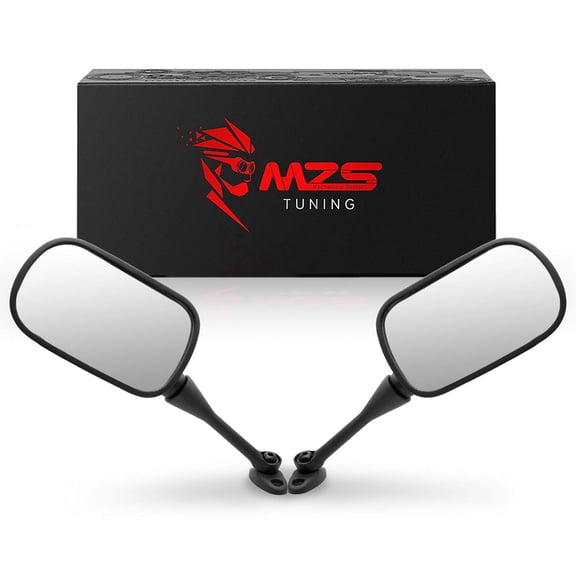 MZS Motorcycle Rear View Mirrors Compatible with CBR250R 2011-2017 / CBR300R 2015-2018 / CBR500R 2012-2017 / CBR600RR 2003-2016 / CBR1000RR 2004-2007