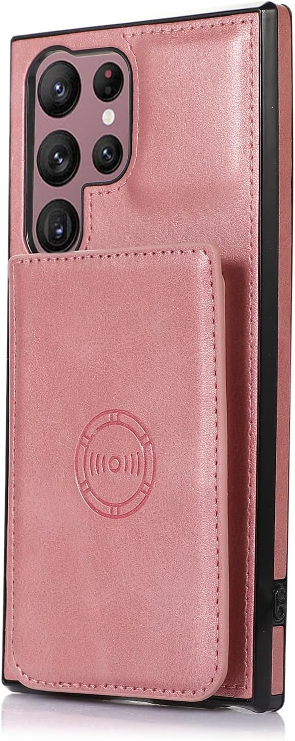 Mztysgl Leather Case For Samsung Galaxy S24 Ultra S24 Plus S24 Business Style Card Holder Case 4822