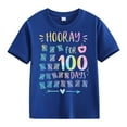 thumbnail image 1 of MZXELPRJD 100 Days of School Shirt for Boys Girls Funny Kindergarten Shirts Happy 100 Day of School Celebration Gifts Toddler Short Sleeve Graphic Tee Tops, 1 of 7