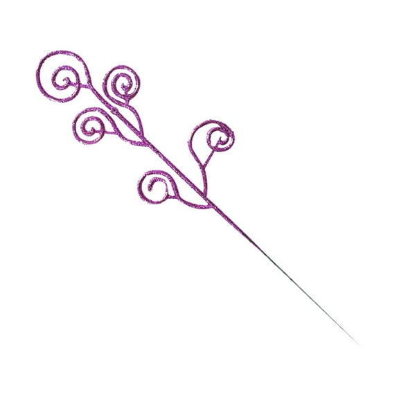 MZXELPRJD 10pcs Christmas Berry Stems Glitter Artificial Flowers Artificial Christmas Tree Picks for Christmas Tree Decorations Ornaments DIY Crafts Vases Holiday Wedding Home Xmas Decor