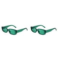 thumbnail image 1 of MZXELPRJD 2 Pack Shamrocks Glasses St. Patricks Day Sunglasses Irish Eyewear Four Leaf Clovers Design Shades Green Lucky Plastic Glasses for Party Props Favors Decorations, 1 of 9