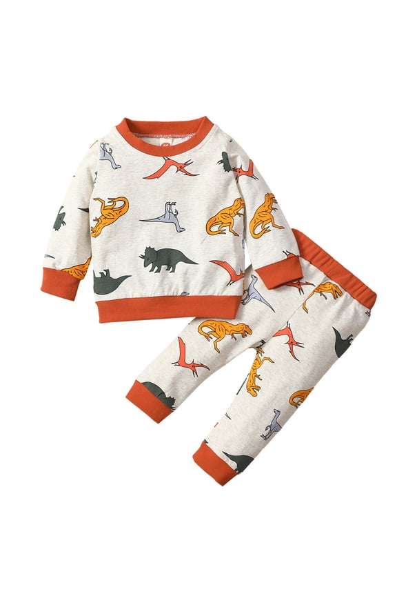 3-6 Month Boy Outfits Outfit for 1 Year Old Girl Boys Sets Size 10-12 Christmas Overalls Toddler 4t Boy Clothes Kid Gifts 8 Year Birthday, Orange 9-12 Months
