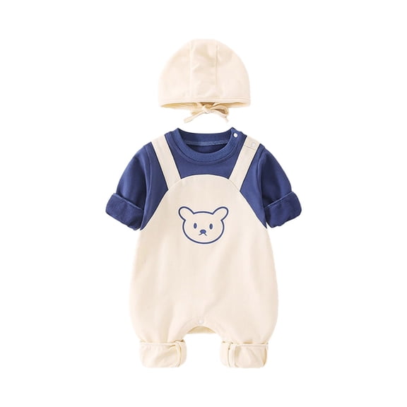 MZXELPRJD Baby Bodysuit Baby Girls Cartoon Girls Clothing Set Chick Hooded Thick Romper Boys Matching Sets Toddler Boy Sets 3t Girls Clothes 5t Outfits