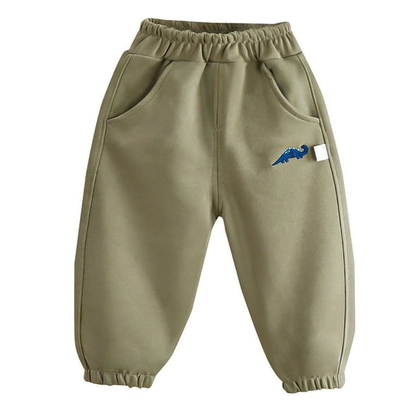 MZXELPRJD Baby Boy Pants 12-18 Months Black Pant Boys Pants Kids Khaki Joggers Grey Sweatpants Youth Elastic Waist Casual 2t Boys Clothes Fall/ Winter