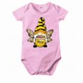 thumbnail image 1 of MZXELPRJD Baby Boys Girls Bodysuit Soft Romper 0-24 Months Bumble Bee Print Jumpsuit Short Sleeve Summer Clothes Infant Coming Home Clothes Outfits, 1 of 6