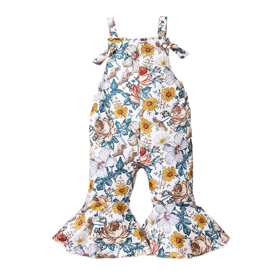 MZXELPRJD Baby Boys' One-piece Rompers Modern Baby Girl Clothes Set Floral Print Jumpsuit Girls Fashion Playwear Reversible Design 3t Girl Onesie 2t Onesies Boys