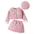 thumbnail image 1 of MZXELPRJD Baby Christmas Outfit Girl Baby Girl Checkered Outfit Girls Overalls Size 6 Newborn Clothes Set Gifts for Teen Gifts 20 Dollars and Under 9, Pink 4-5 Years, 1 of 9