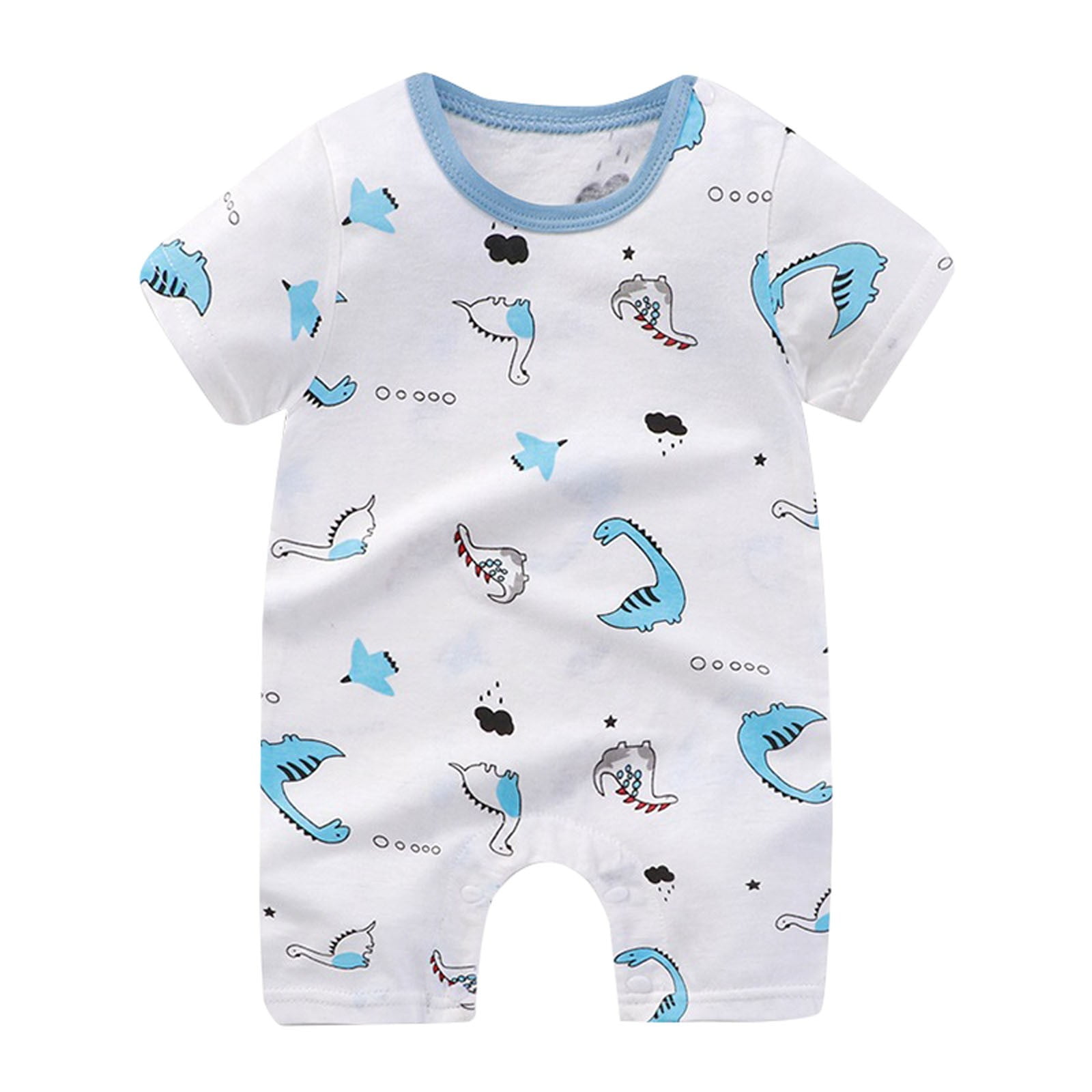 MZXELPRJD Baby Clothes Short Sleeve Patchwork Cute Cartoon Print Shorts ...