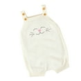 thumbnail image 1 of MZXELPRJD Baby Girls' Footies & Rompers Baby Clothes Boy Cartoon Cat Print Knit Cotton Sleeveless Baby Romper 6-9 Month Long Sleeve Onesies Girl Brown Onesie Boys Onesies Sweater Onesie Baby Boy, 1 of 9