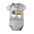 thumbnail image 1 of MZXELPRJD Baby Jumpsuit Infant Girls Boys First Birthday Outfits Bumble Bee Printed Baby Clothes 1st Birthday Romper Short Sleeve Bodysuit, 1 of 3