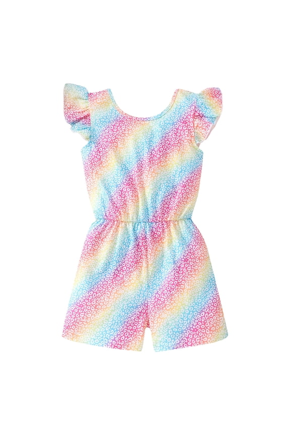 MZXELPRJD Baby Rompers Rainbow Color Block Best Gifts under 50 Dollars Jumpsuit Toddler Girls Happy New Year Baby Boy Outfit Toddler Sets for Girls