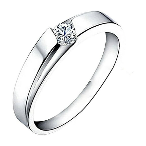 MZXELPRJD Birthstone Rings for Women Personalized Promise Rings for Her Sterling Silver Mothers Ring Trendy Cubic Zirconia Stones Wedding Valentine's Day Mother's Day Jewelry Gift for Mom Wife