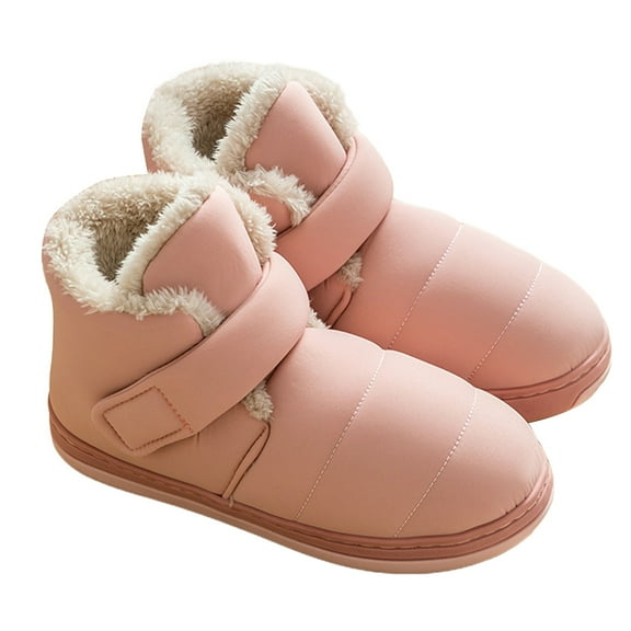 MZXELPRJD Boys Girls Faux Fur Snow Boots Waterproof High Top Slip On Fur Lined Sneakers Winter Warm Shoes Comfortable Non Slip Walking Booties