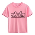 thumbnail image 1 of MZXELPRJD Boys Shirts Kids Cute Easter Shirt Boys Funny T-Shirt Clothes Girls Bunny Graphic Tees Outfit Spring Summer Casual Short Sleeve Graphic Tshirt, 1 of 1