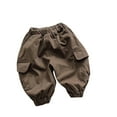thumbnail image 1 of MZXELPRJD Boys Size 6 Pants Kids Teen Boy Pants Toddler Baby Girls Solid Spring Summer Street Style Hop Long Pants Clothes Stylish Girls Summer Clothes, 1 of 5
